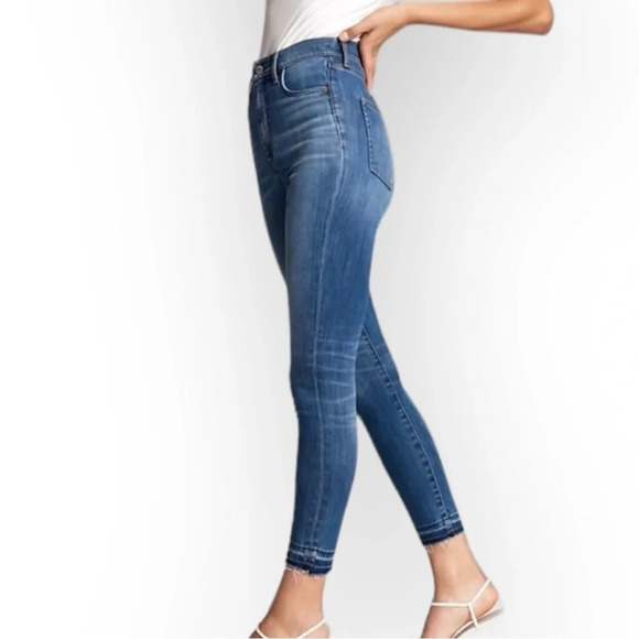 Denim Forum The Lola High Rise Skinny Crop 24 - Picture 1 of 11